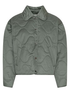 MOSS COPENHAGEN Kurtka pikowana "Chista" w kolorze khaki rozmiar: M/L