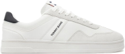 Tommy Jeans Sneakersy Tjm Leather Retro Cupsole EM0EM01414 Écru