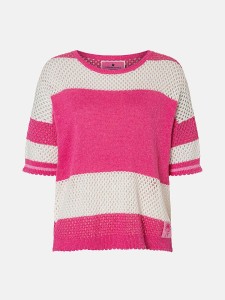 LIEBLINGSSTÜCK Sweter w kolorze różowo-białym rozmiar: 40