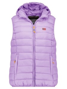 Geographical Norway Kamizelka pikowana "Vatikolor" w kolorze fioletowym rozmiar: XL