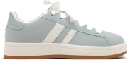 Jasnoniebieskie Sneakersy Ozdobione Motywem Pasków Flortewi
