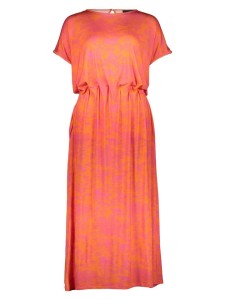 miss goodlife Sukienka "Pink Jungle" w kolorze koralowo-jasnoróżowym rozmiar: XL