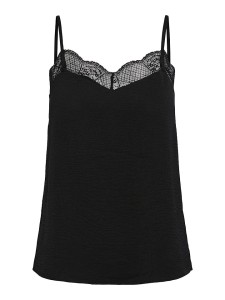 Pieces Top w kolorze czarnym rozmiar: S