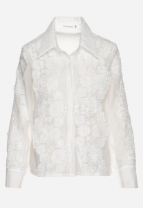 Biała Koronkowa Koszula Lisarella