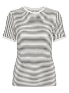 ONLY T-Shirt Tine 15315406 Czarny Regular Fit
