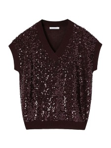 TATUUM Sweter "Icoma" w kolorze bordowym rozmiar: M