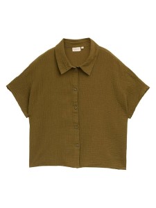 Tom Tailor Bluzka w kolorze khaki rozmiar: M