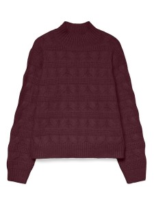 Vero Moda Sweter w kolorze ciemnofioletowym rozmiar: M