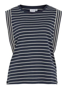 Vila Top "Veriana" w kolorze granatowo-białym rozmiar: M