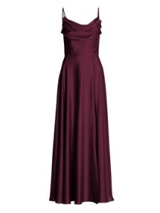 Swing Sukienka wieczorowa 5AI13600 Bordowy Regular Fit