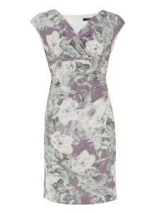 SWING Sukienka w kolorze lawendowo-białym rozmiar: 46