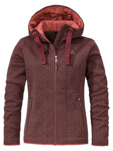 Schöffel Kurtka polarowa "Aurora" w kolorze czerwonym rozmiar: 40