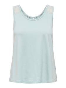 ONLY Top w kolorze błękitnym rozmiar: S