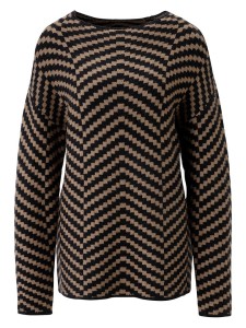 Aniston Sweter w kolorze jasnobrązowo-czarnym rozmiar: 42