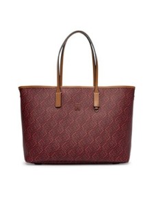 Tommy Hilfiger Torebka Th Monoplay Tote Le AW0AW17416 Czerwony ciemny