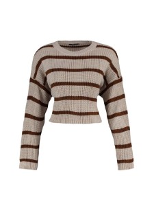 trendyol Sweter w kolorze jasnoróżowo-brązowym rozmiar: S