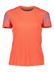Mizuno Koszulka funkcyjna "Aero" w kolorze pomarańczowym rozmiar: S