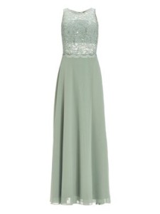 Swing Sukienka wieczorowa 5AI01400 Zielony Regular Fit