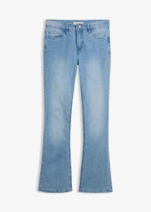 Jeansy z rozkloszowanymi nogawkami, mid waist, ze stretchem